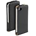 ***NEU*** YAYAGO PREMIUM Flip-New-Style LEDER Tasche in Schwarz ***ULTRA FLACH*** f�r Ihr Apple iPhone 4S inkl. dem Original YAYAGO Clean-Pad