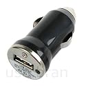 USB KFZ Auto Ladegerät Adapter schwarz für alle Apple Geräte iPod iPhone Nano Touch inkl. 1 Gutschein DIPOS SCHUTZFOLIE