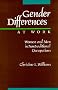 Gender Differences at Work: Women and Men in Non-traditional Occupations Gender Differences at Work: Women and Men in Non-traditional Occupations