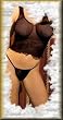 y2 Elegant n Unique - Fishnet Cami Top and Matching Thong One Size