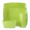 Eco-Friendly Square Dinnerware Collection - Green