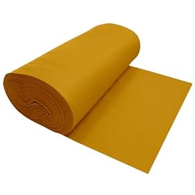 Viscose Felt Antique Gold 72 Inches Wide X 1 Yard Long