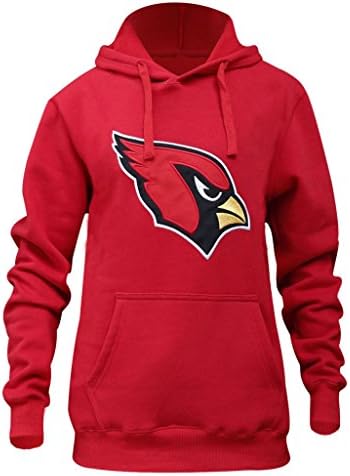 Sport Wings Womens Arizona Cardinals Fans Sporty Hoodies - Red (Size: M)