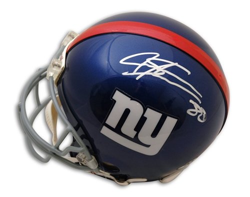 Jeremy Shockey Autographed/Hand Signed New York Giants Full Size Authentic Proline Helmet
