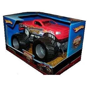 Hot wheels Monster Jam The Destroyer Scale 1:24 (Official Monster Truck Series) - Monster tires, working suspension and 4-wheel steering!