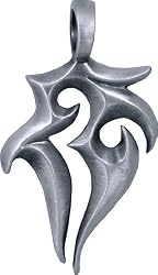 BICO AUSTRALIA JEWELRY (E4) THE STAG - STRENGTH & MALE SEXUALITY - Comes with a Generic 18 inch (to 20in) Adjustable 4mm Black Rubber Necklace.