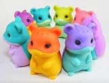 8pcs Japanese Iwako Erasers-Hamster Vol.4