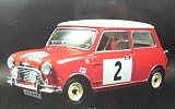 Morris Mini Cooper 1275S #2 1966 Rally Monte Carlo 1/18 by Kyosho 08102c