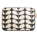 Orla Kiely Stem Maze Medium Laptop Skin - Chocolate