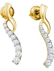 0.50CTW DIAMOND JOURNEY EARRINGS