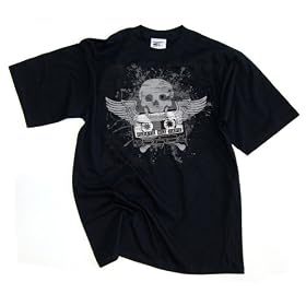DMC Technics Pirate Mix Tape DJ  Mens T-Shirt Black