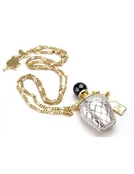 Disney Couture Alice in Wonderland Drink Me Potion Bottle Necklace