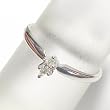 14K White Gold Diamond Solitaire Ring
