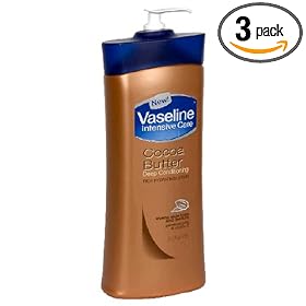 Vaseline, Intensive Care, Cocoa Butter, 24.5 oz Bottle (Pack of 3)