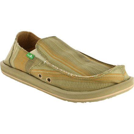 Sanuk Donny Shoe - Men's Moss, 11.0