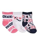 Rocawear "Heart & More" Quarter Crew Socks 3-Pack (Sizes 0M - 24M)