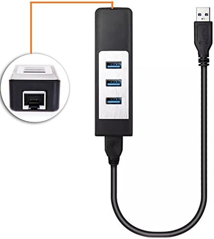 LINKPAL 3 Ports USB 3.0 Hub with RJ45 10/100/1000 Gigabit Ethernet Adapter Converter LAN Connecter for Apple Macbook Pro Air, Imac, Mac, Chromebook Pixel, Microsoft Surface Pro, Laptop ...