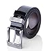 Men's Leather Reversible Belt (Black/Brown)