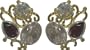 22k Gold Overlay Sterling Silver Earrings by Michou