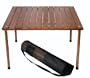 Table in a Bag W2716 Portable Table with Carrying Bag, Brown