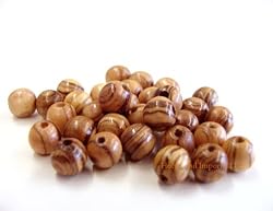 Olive Wood Round Beads 7mm (100 beads)