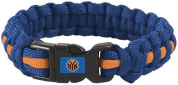 New York Knicks Official NBA Adult S/M 8" Long Survival Bracelet by Wincraft