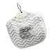 Baby Aspen Hedgehugs Bib, Gray/White