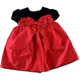 IMAGE OF Luli & Me Velvet Bodice with Silk Skirt Dress