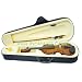 ViolinSmart 1/4 Size Student Violin w/Bow, Case, and Rosin - Solid Natural Wood