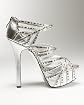 Desiree Leather Caged Sandal Product Image