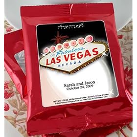 Personalized Coffee Favors - Other Themes, Red Bag (13 designs available)