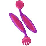 Boon Benders Adaptable Utensils, Pink/Purple, 2-count