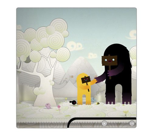 Snow Monsters Decorative Protector Skin Decal Sticker for PlayStation 3 PS3 SLIM Console