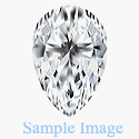 0.50 Carat - Pear Cut Loose Diamond, VVS1 Clarity, D Color