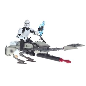 Army of the Republic Star Wars Clone Trooper with Speeder Bike