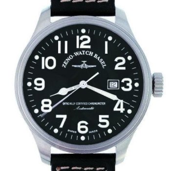 Zeno Pilot Oversized Officially Certified Chronometer Ref. 8554 C A-SV, Zeno-Watch Basel Watches, Mens Watches,Mens Zeno-Watch Basel Watches