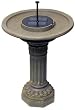 Echo Valley 5105 Argos Solar Birdbath Fountain Blue & Greywash