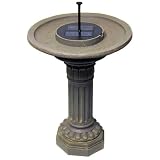 Echo Valley 5105 Argos Solar Birdbath Fountain Blue and Greywash by Echo Valley