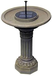 Echo Valley 5105 Argos Solar Birdbath Fountain Blue & Greywash