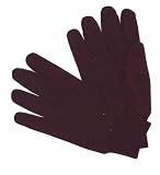 HEAVY WEIGHT ,Cotton Brown Jersey Gloves, (Sold By Dozen) Size: Large