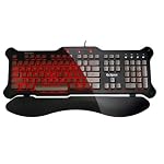 Saitek Eclipse Backlit Keyboard - Red LED ( PZ30AUR )