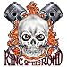 King Of Road Skull Adult T-Shirt
