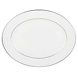 Lenox Apropos Platinum-Banded Bone China 13-Inch Oval Platter