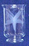 Individually Hand Etched Starfish / 2