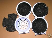 Bird Canary Finch Plastic Nests With Felt Pad--Lot of 4
