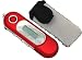 512MB Techsplosion MP3 Player & Neoprene Skin (Ravin' Red)