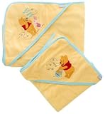 2-Pack Disney Baby Hooded Winnie the Pooh or Tigger Hooded Towels