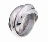 SilverBin Sterling Silver Connected Classic Rolo Ring