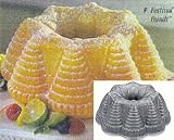 Festival Bundt Pan 9" diam. Cast Aluminum with Commercial Non Stick Coating.