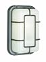 Trans Globe Lighting 41101 SAL 10-Inch 1-Light Outdoor Bulkhead, Satin Aluminum